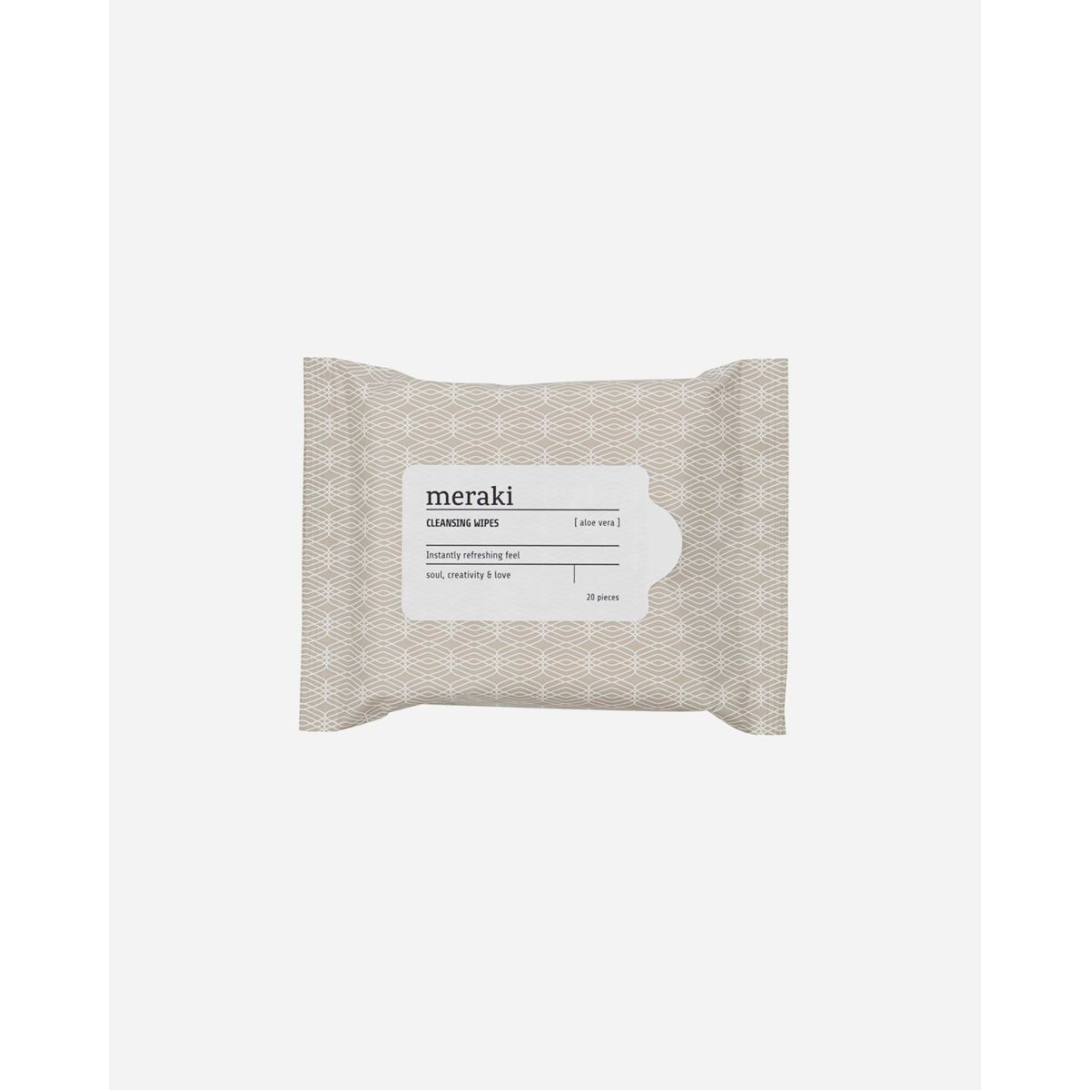 Meraki - Cleansing wipes, Aloe vera, Brun/Hvid