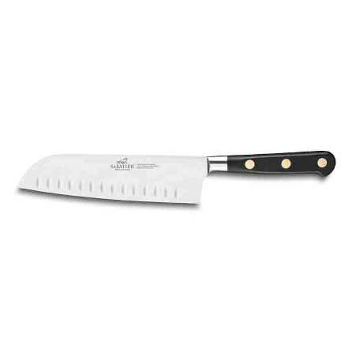 Lion Sabatier - Ideal Santokukniv 18 cm Stål/Sort