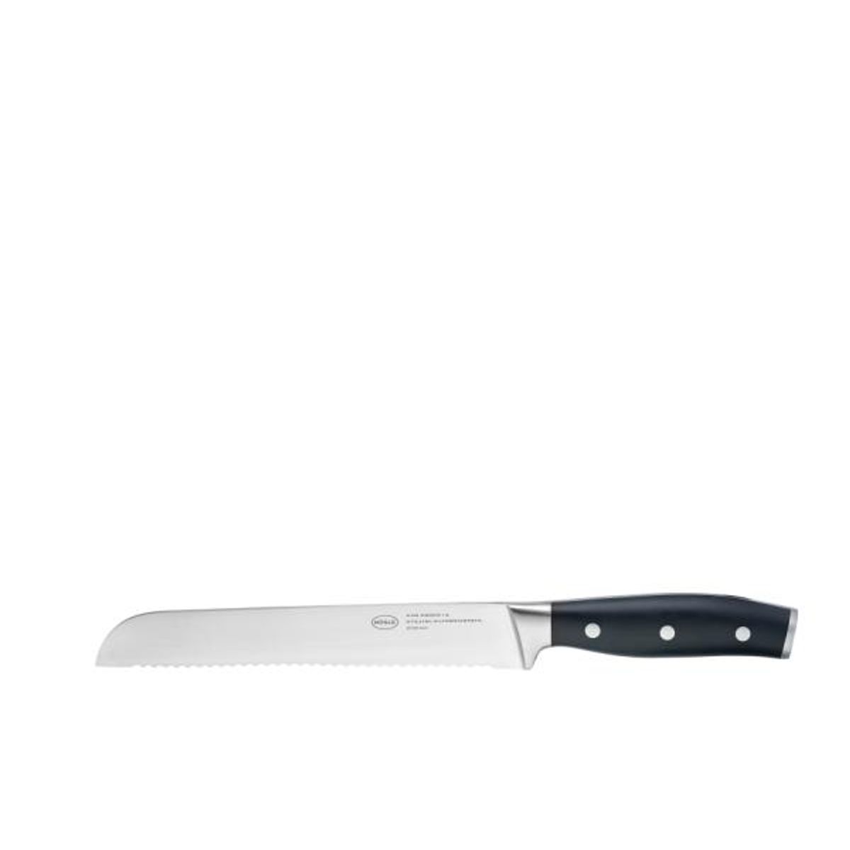 Rösle - Tradition Brødkniv 20 cm Stål/Sort