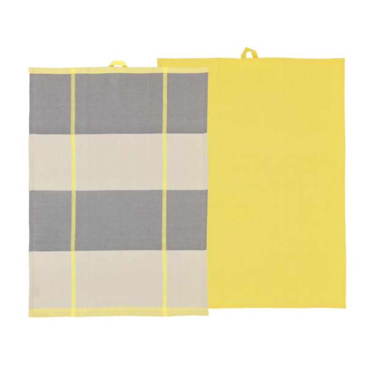 Södahl - Blocks Viskestykke 50 x 70 cm 2 stk. Yellow