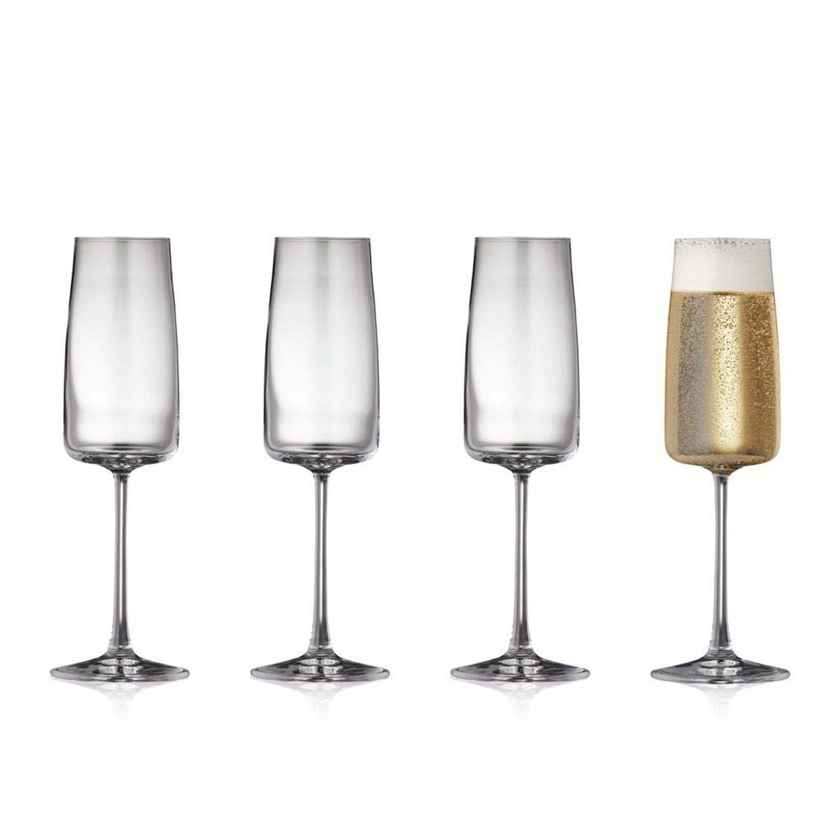 Lyngby Glas - Champagneglas Zero 4 Stk