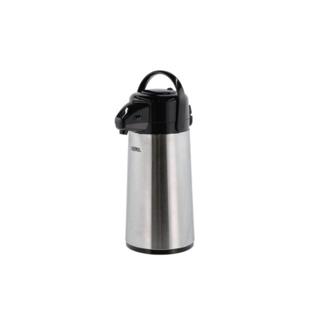 Thermos - Pumpe Termokande 1,9 liter Stål/Sort med drejefod