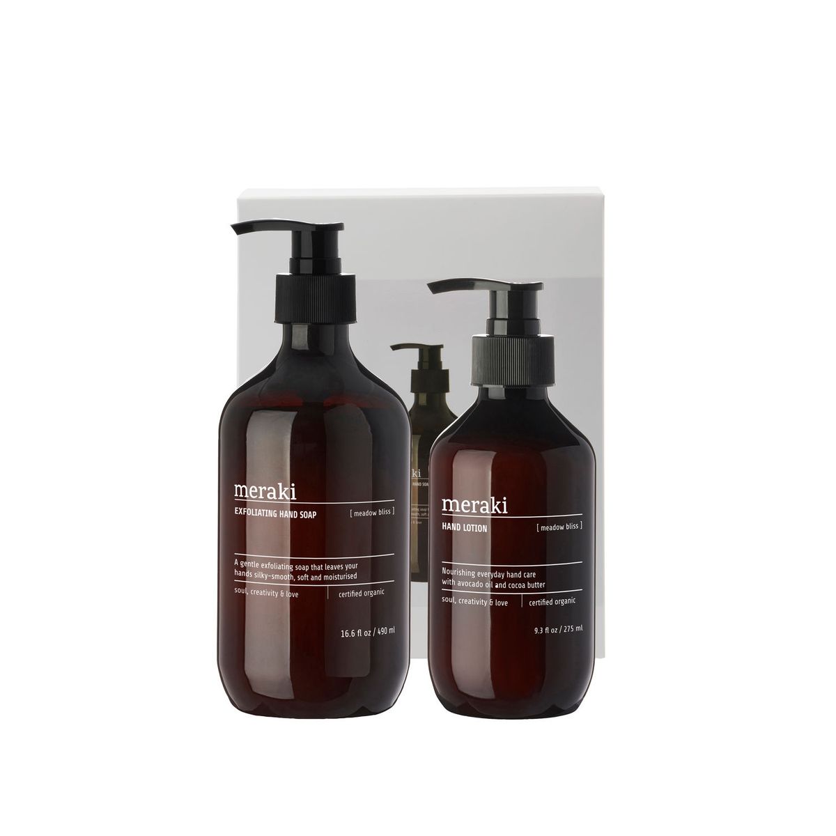 Meraki - Gaveæske, Meadow bliss, Simply hand care, Hvid