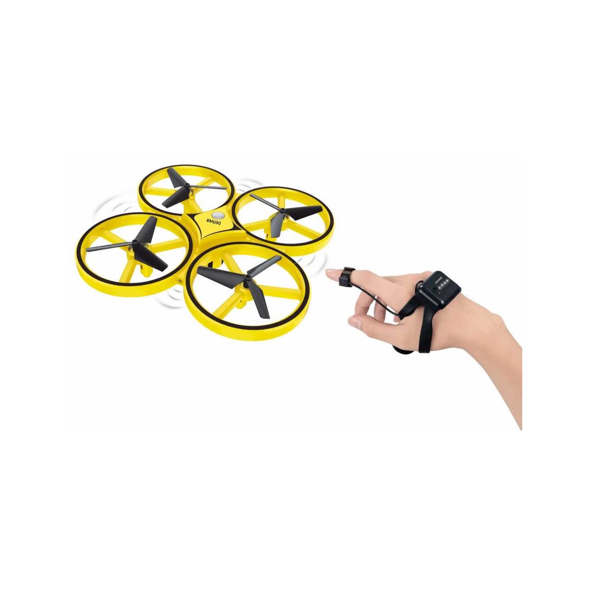 Denver DRO-170 mikro drone med håndmonteret controller + GRATIS 2 stk. valgfri bøger om droner