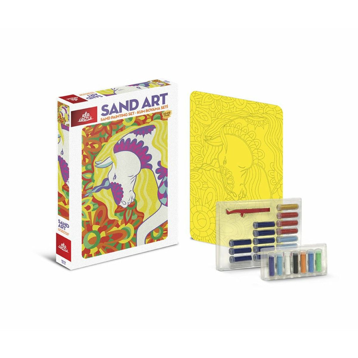 Sand Painting Set - Enhjørning