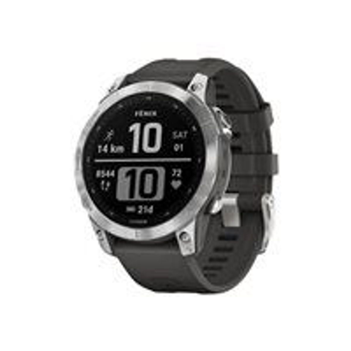 Garmin fenix 7 47 mm Sort Sølv Sportsur