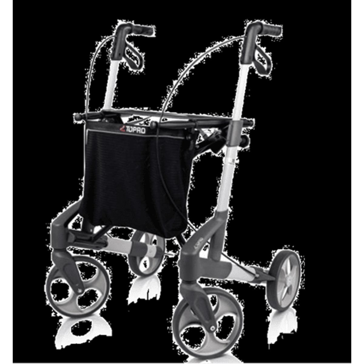 Topro Troja Rollator - Lav (67-86 cm) - Grå