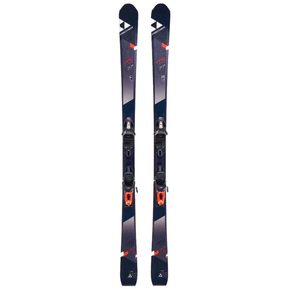 Fischer Pro Mt 77 Ti Ski - Incl. Gw Binding (Størrelse: 171, Farve: 001)