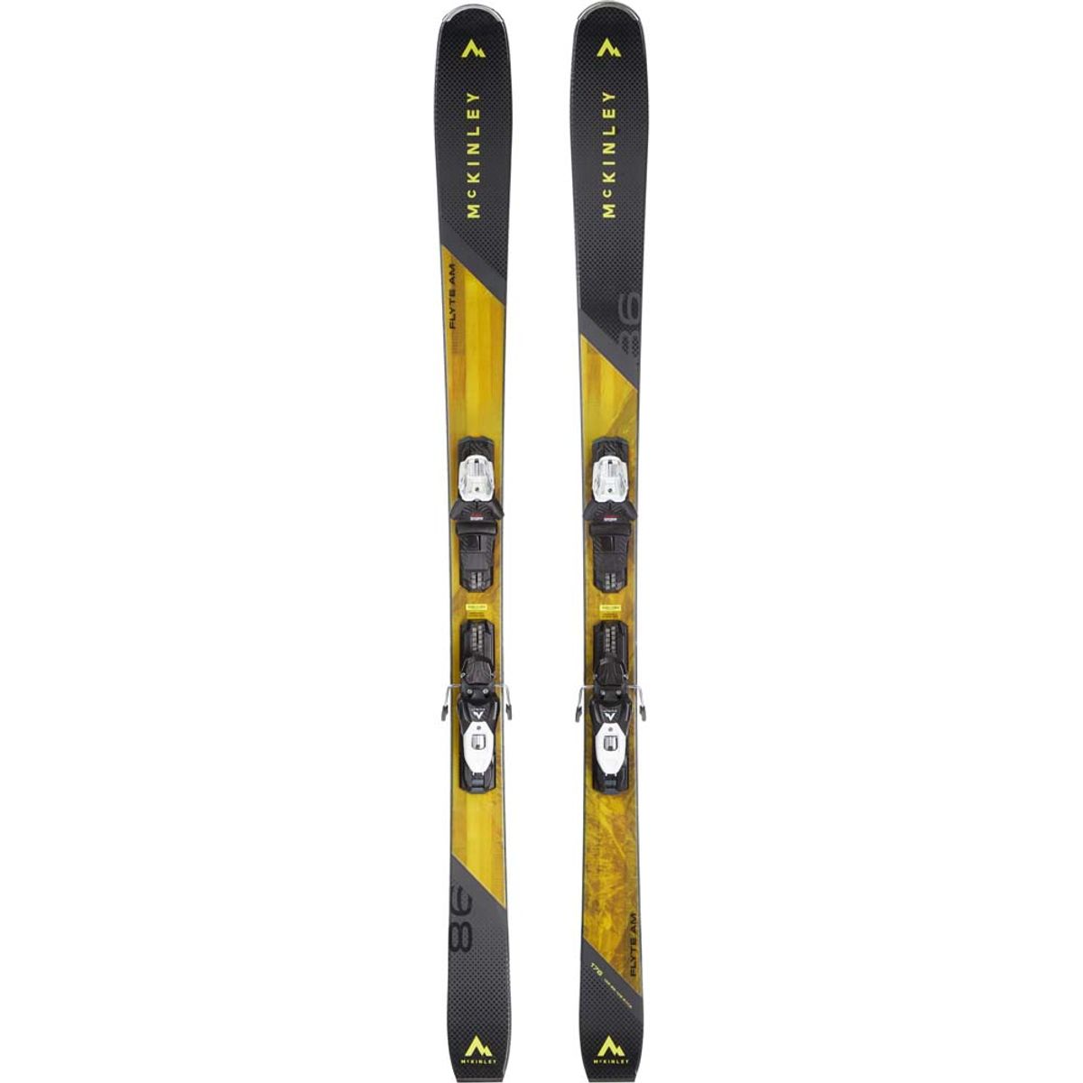 Mckinley Flyte Am 86 Alpine Ski - Incl. Gw Binding (Farve: Sort, Størrelse: 176)