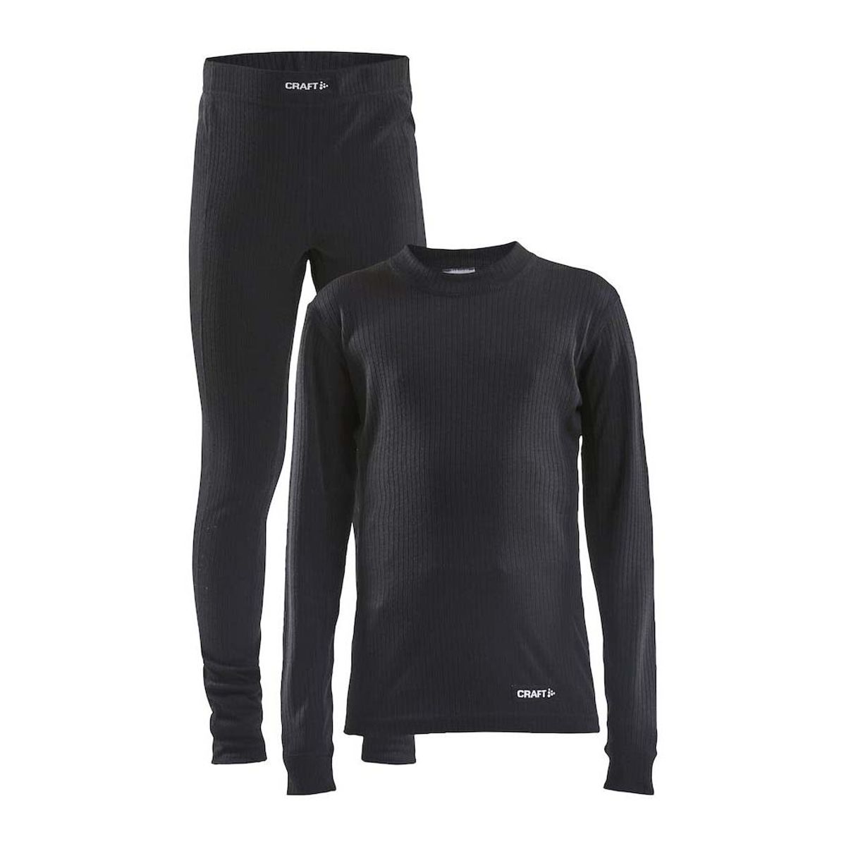 Craft | Dry Baselayer | Børn (Farve: Sort, Størrelse: 134-140)