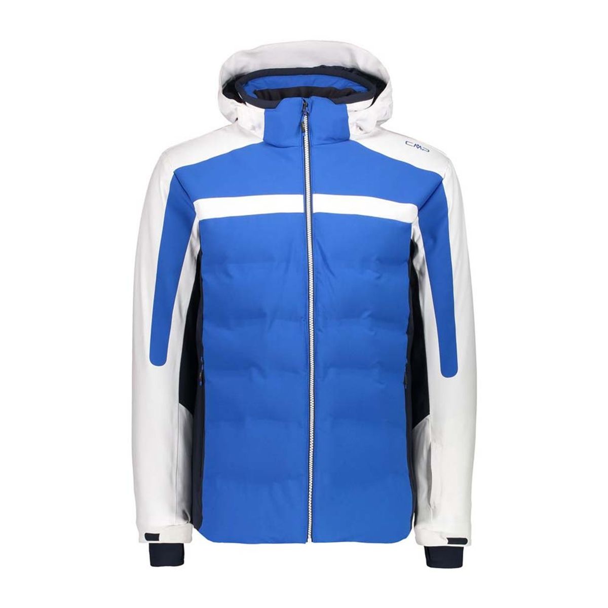 Cmp Mid Zip Hood Skijakke Herre (Farve: Blå, Størrelse: 54/xl)