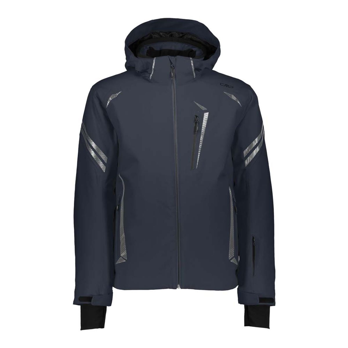 Cmp Zip Hood Skijakke Herre (Farve: Grå, Størrelse: 46/xs)