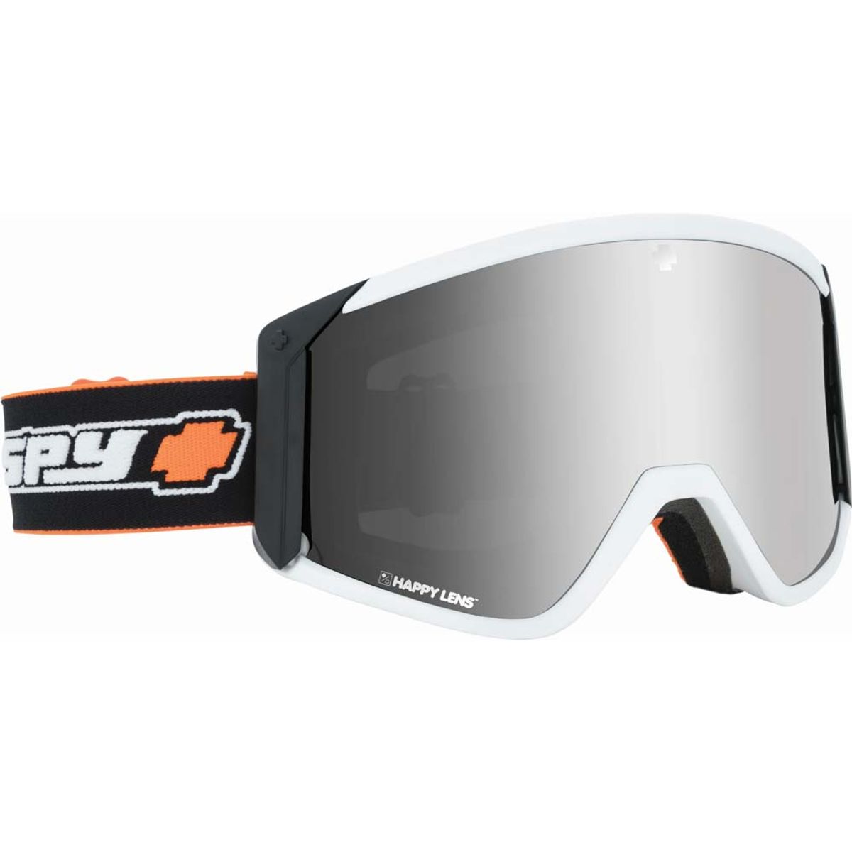 Spy Raider Old School White Skibrille (Farve: Grøn, Størrelse: Onesize)