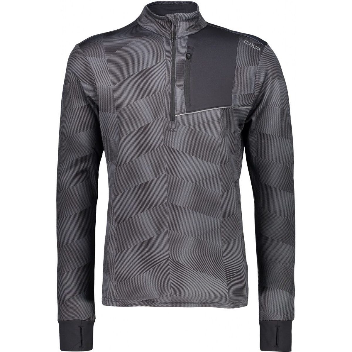 Cmp Functional Midlayer Herre (Farve: Grå, Størrelse: 48)