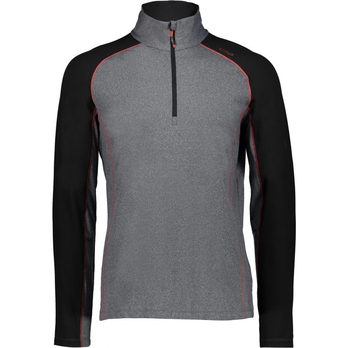 Cmp Softtech Functional Midlayer Herre (Farve: Sort, Størrelse: 50)