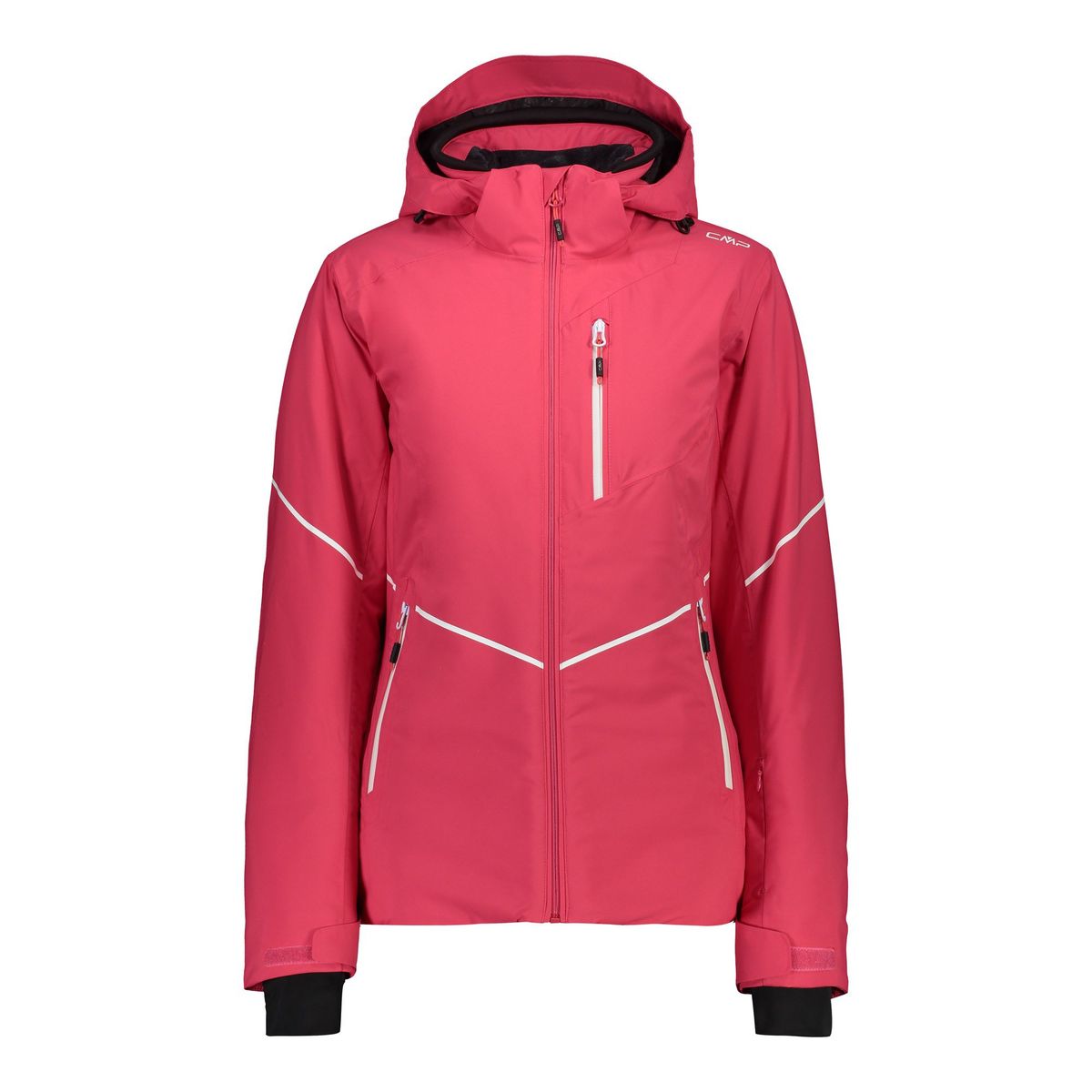 Cmp Zip Hood Jacket Dame (Farve: Sort, Størrelse: 44)