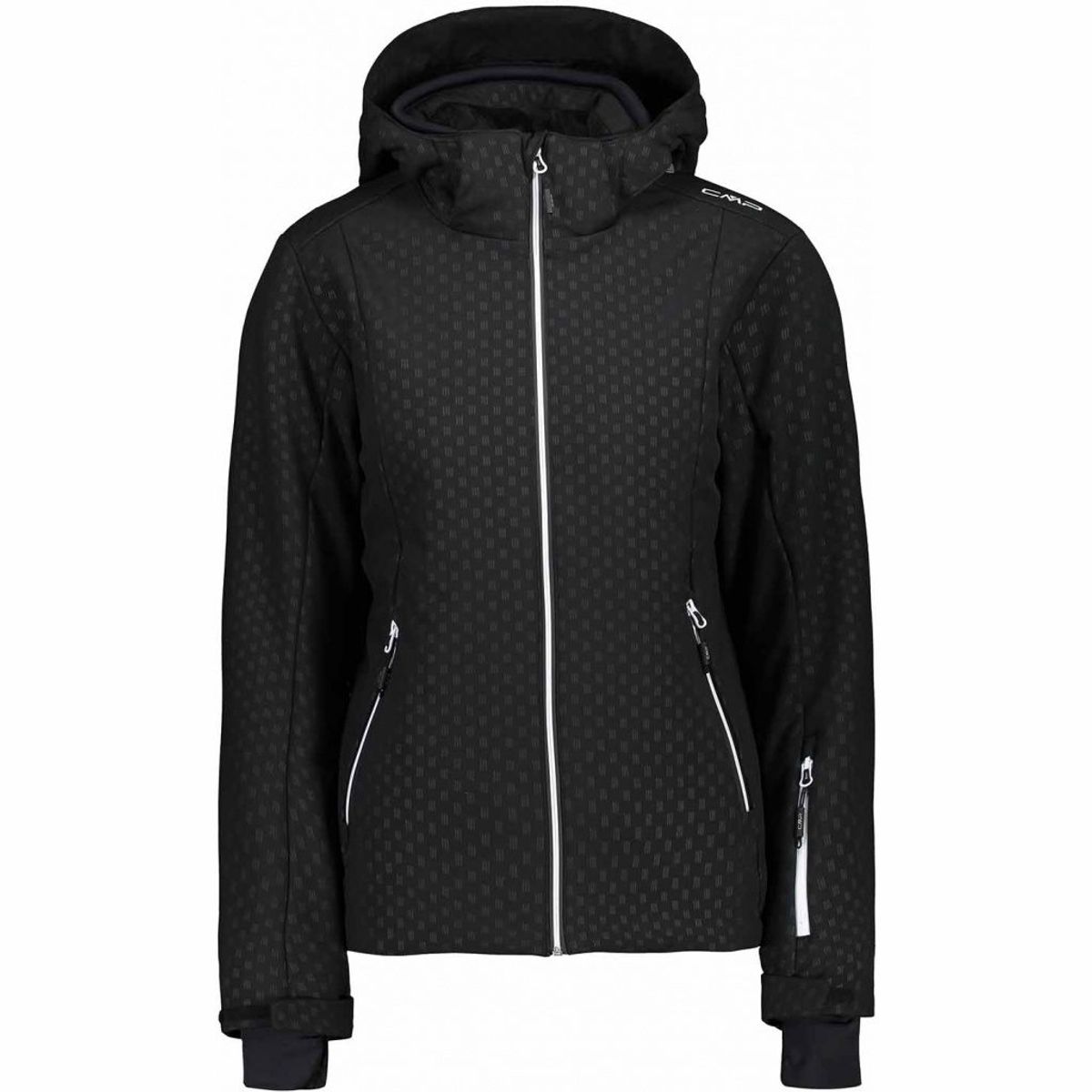 Cmp Zip Hood Jacket Dame (Farve: Sort, Størrelse: 34)