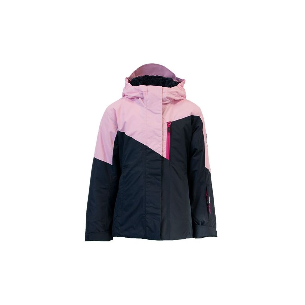 Cmp Fix Hood Jacket Pige (Farve: Grå, Størrelse: 104)