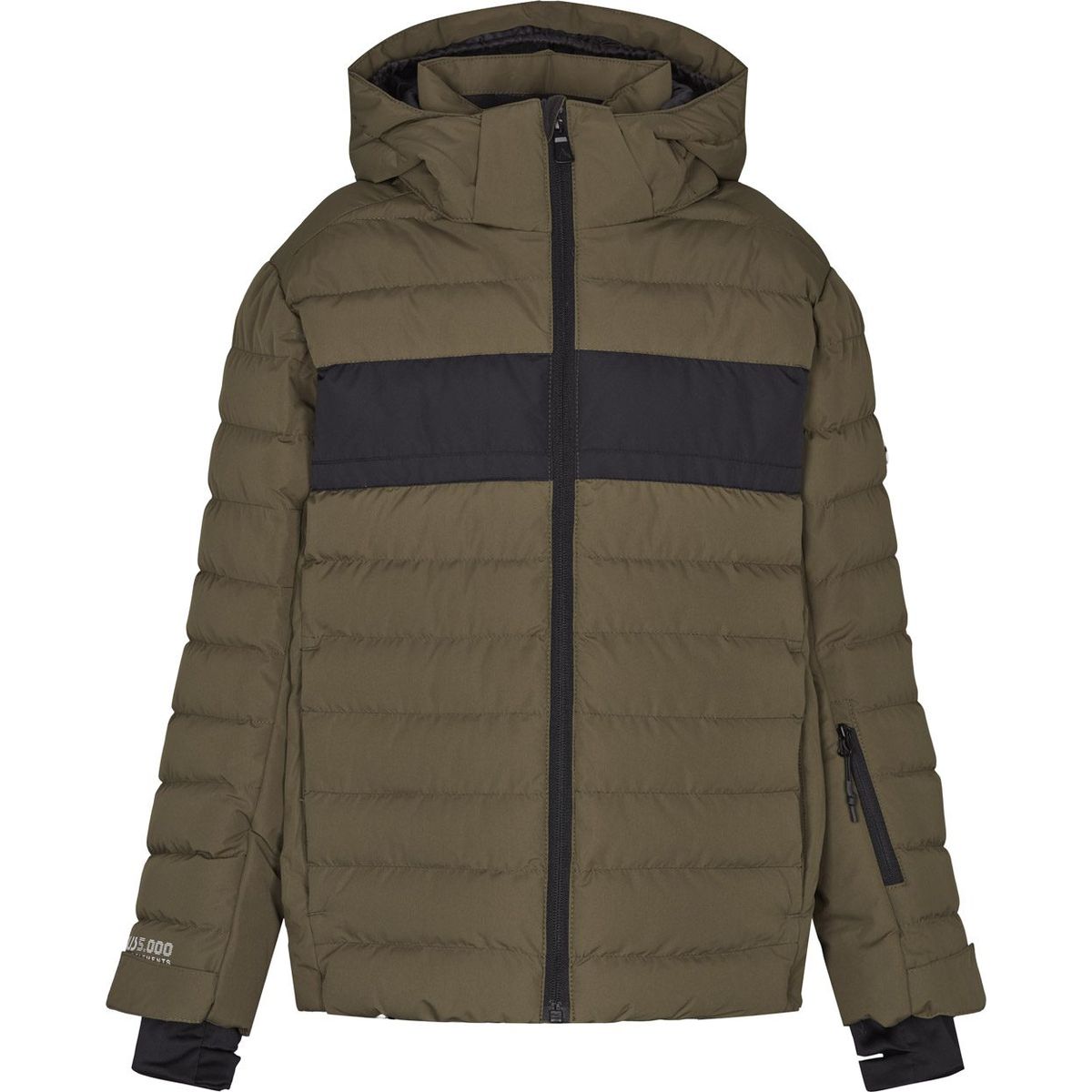 Mckinley Jackie Jacket Børn (Farve: Olive Night/blåck, Størrelse: 116)