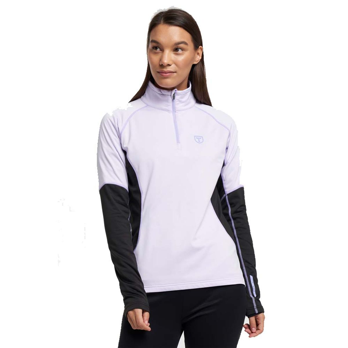 Tenson Halfzip Midlayer Dame (Farve: Lilla, Størrelse: L)