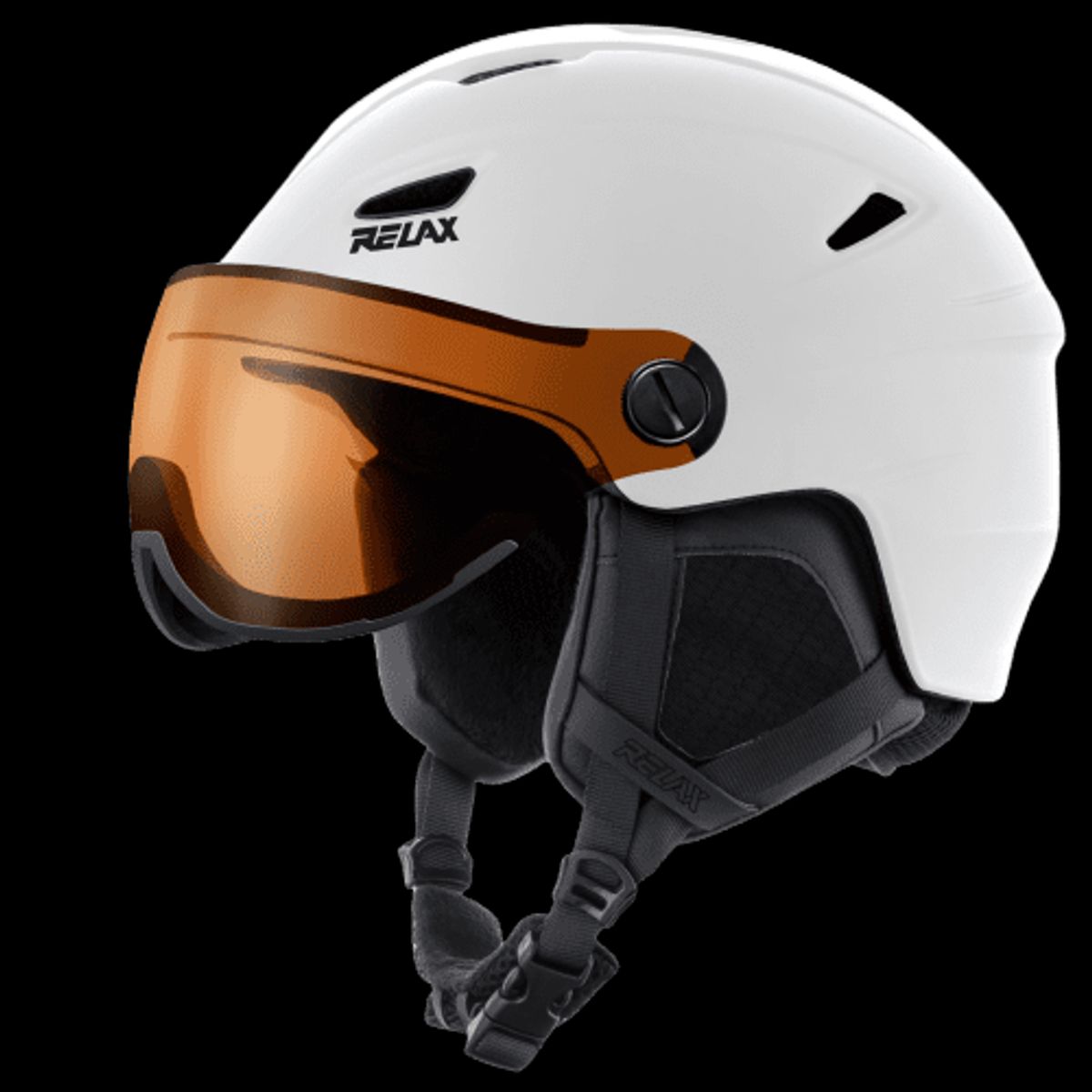 Stealth Ski Hjelm Visor (Farve: Hvid, Størrelse: S)