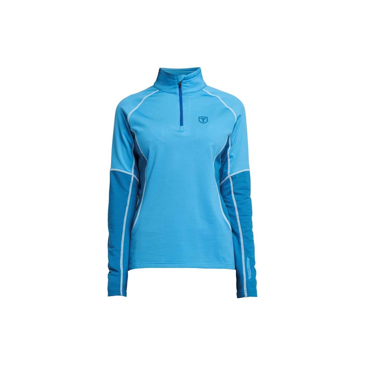 Tenson Halfzip Midlayer Dame (Farve: Tyrkis, Størrelse: Xs)