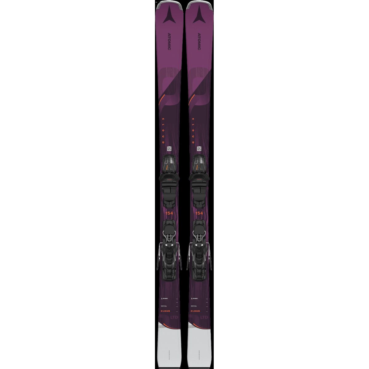 Atomic Cloud Q Ltd Dame Ski Incl. M 10 Gw Binding (Farve: Lilla, Størrelse: 140)