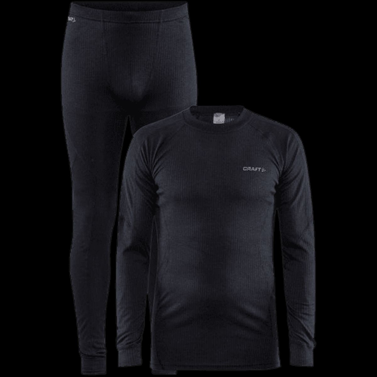 Craft Core Dry Baselayer Set Herre (Farve: Sort, Størrelse: 3xl)