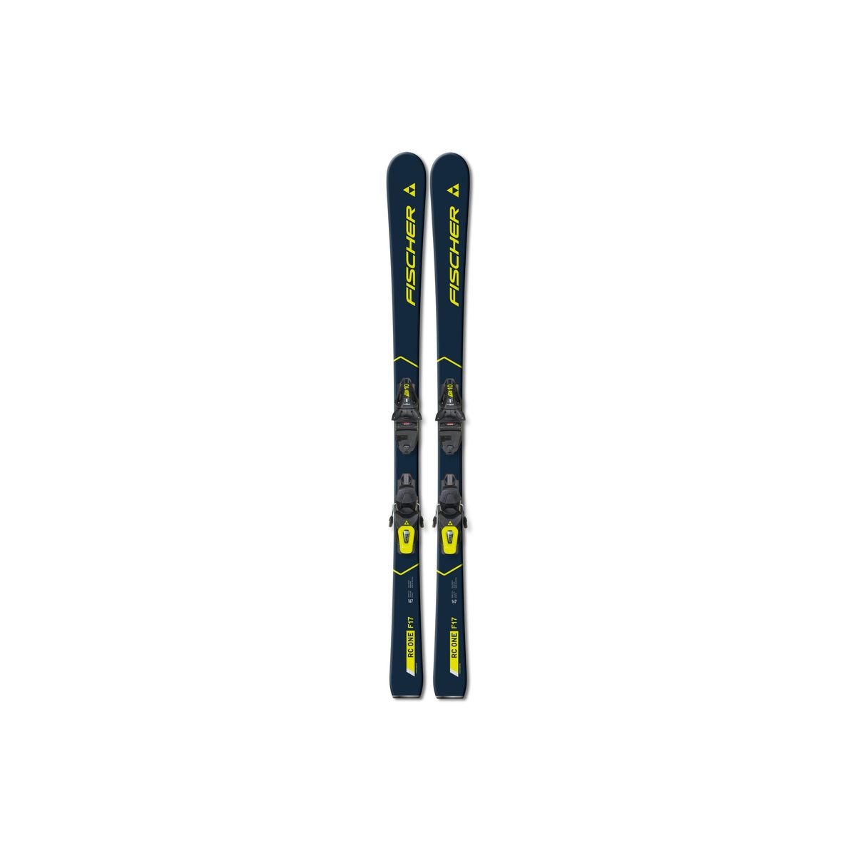 Fischer Rc One F17 Twin Powerrail Ski Inc. Rs 10 Gw Binding (Farve: Sort, Størrelse: 160)