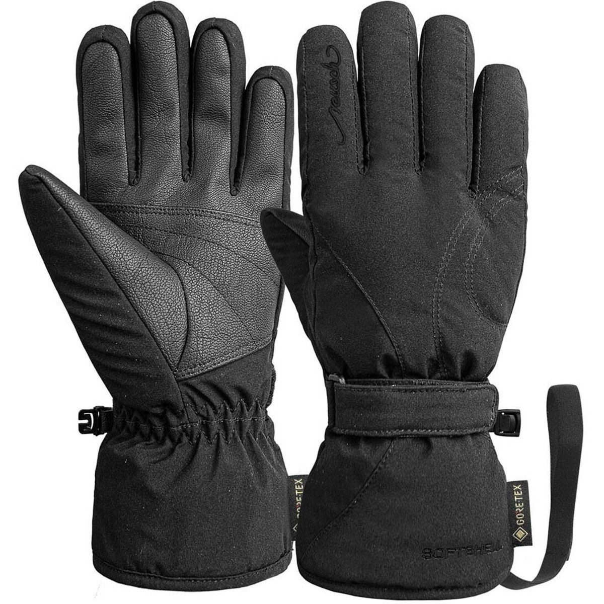 Reusch Sophia Goretex Skihandsker Dame (Farve: Sort, Størrelse: 7.5)