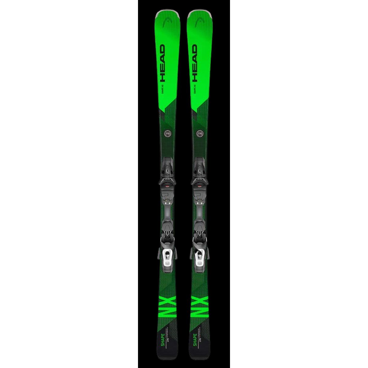 Head Shape Nx R Lyt Ski Incl. Pr11gw Binding (Farve: Grøn, Størrelse: 170)