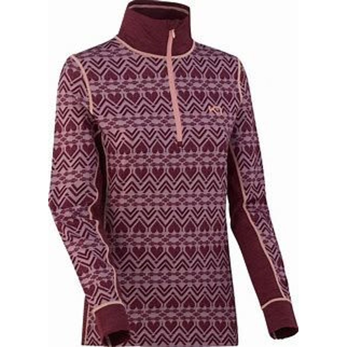 Kari Traa Lune H/z Dame (Farve: Bordeaux, Størrelse: Xl)