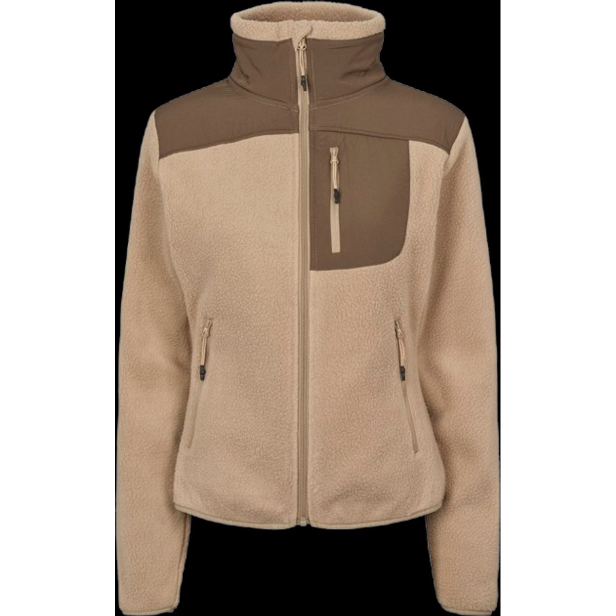 Mckinley Nomis Pile Fleece Jacket Dame (Farve: Brun, Størrelse: L)