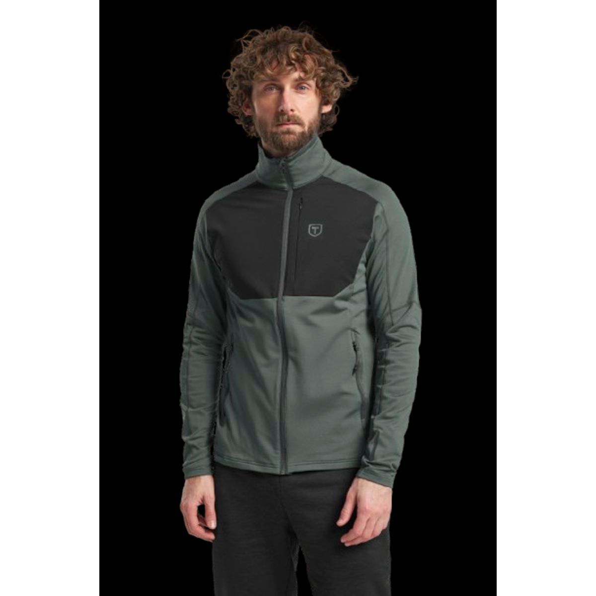 Tenson Txlite Midlayer Herre (Farve: Grøn, Størrelse: Xl)