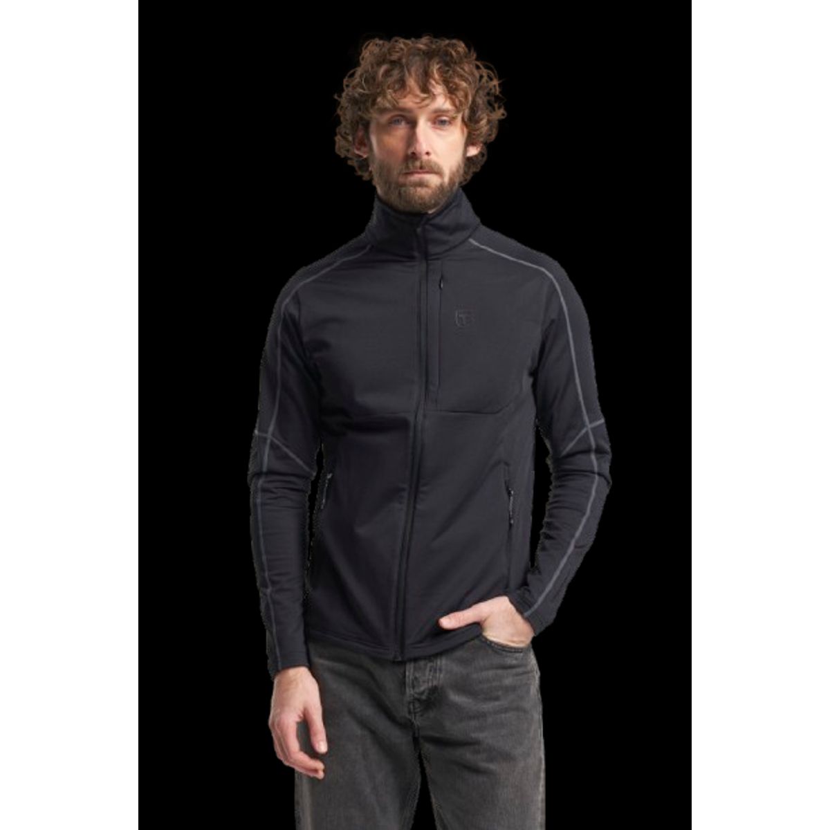 Tenson Txlite Midlayer Herre (Farve: Sort, Størrelse: 3xl)