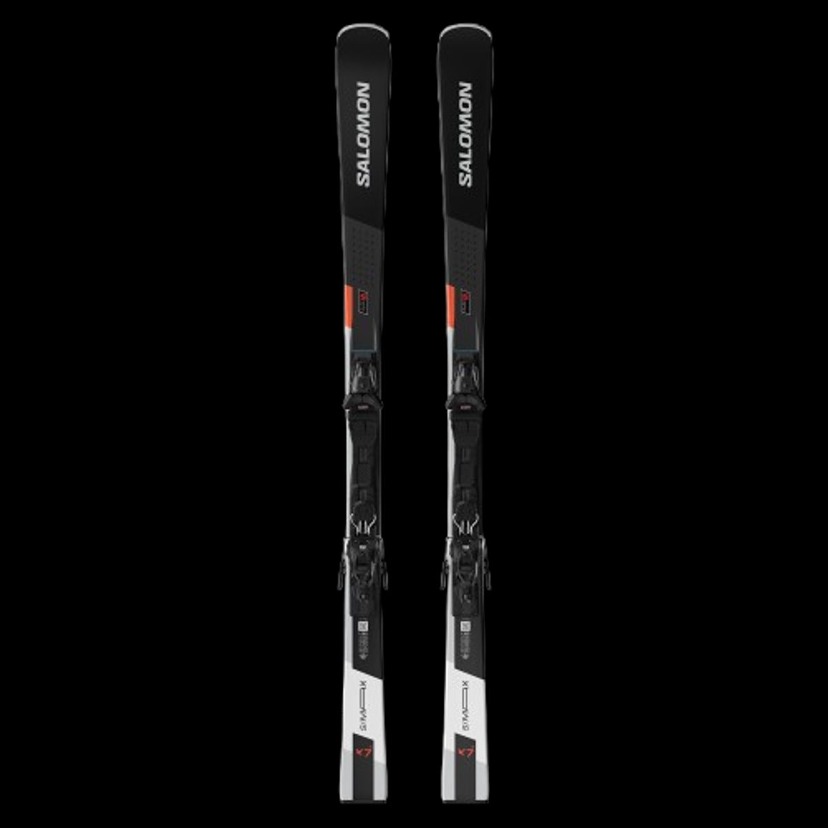 Salomon E S/max X7 Ti Ski Invl. M10 Gw Binding (Farve: Sort, Størrelse: 170)