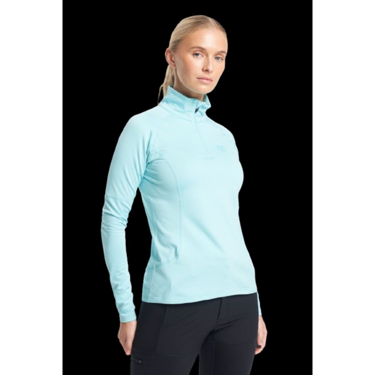 Tenson Txlite Half Zip Midlayer Dame (Farve: Tyrkis, Størrelse: S)