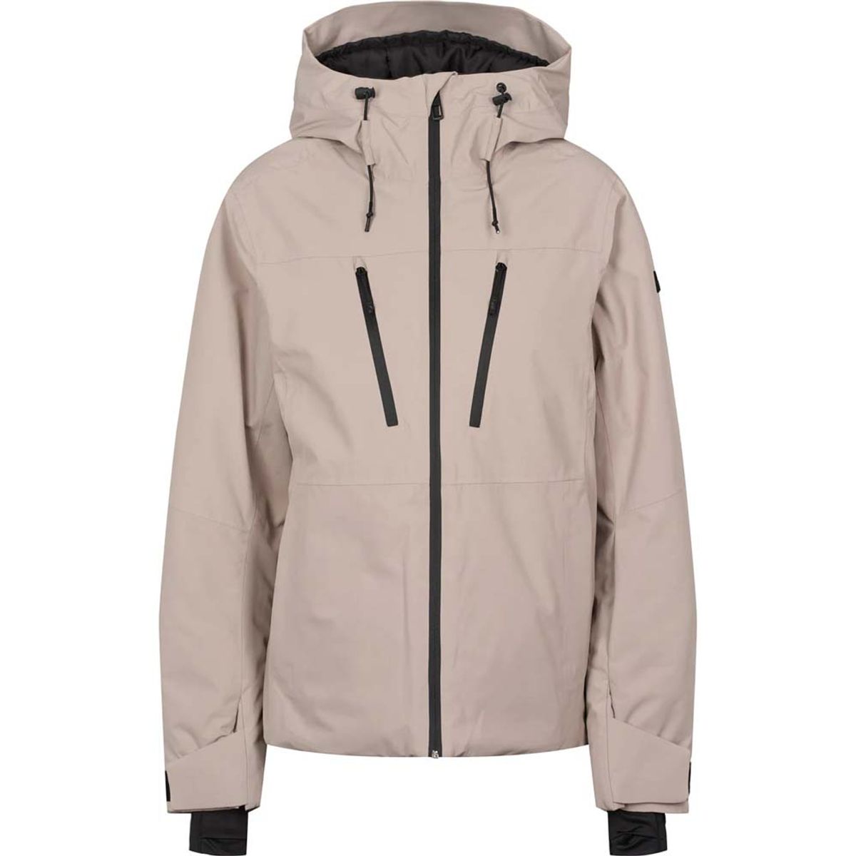 Mckinley Maria Alm Skijakke Dame (Farve: Beige/black, Størrelse: 42)