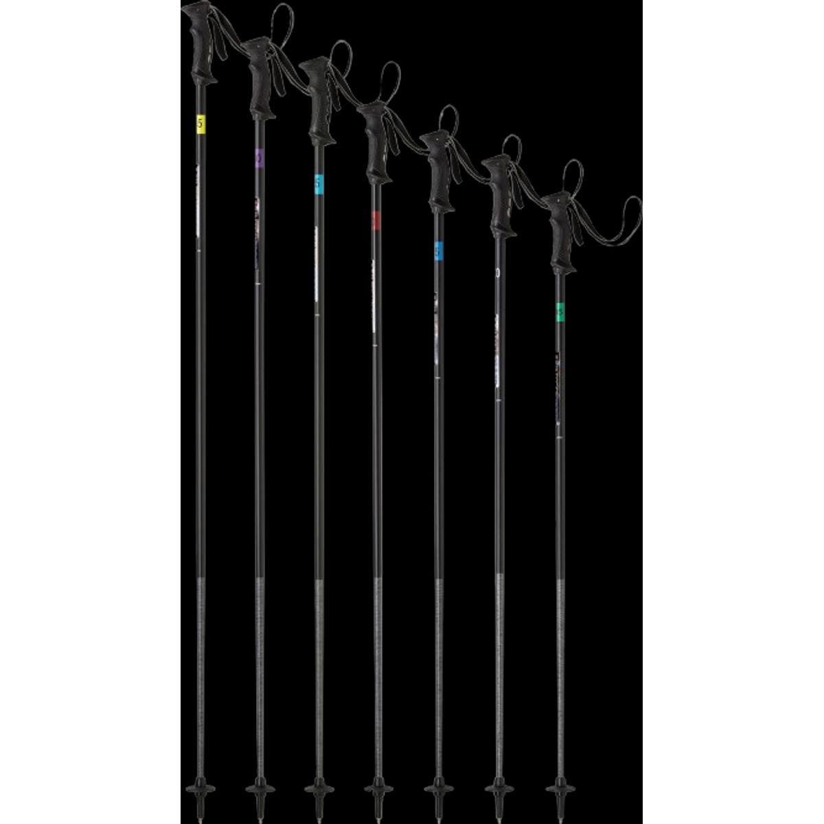 Mckinley Carbon Skistav (Farve: Sort, Størrelse: 135)