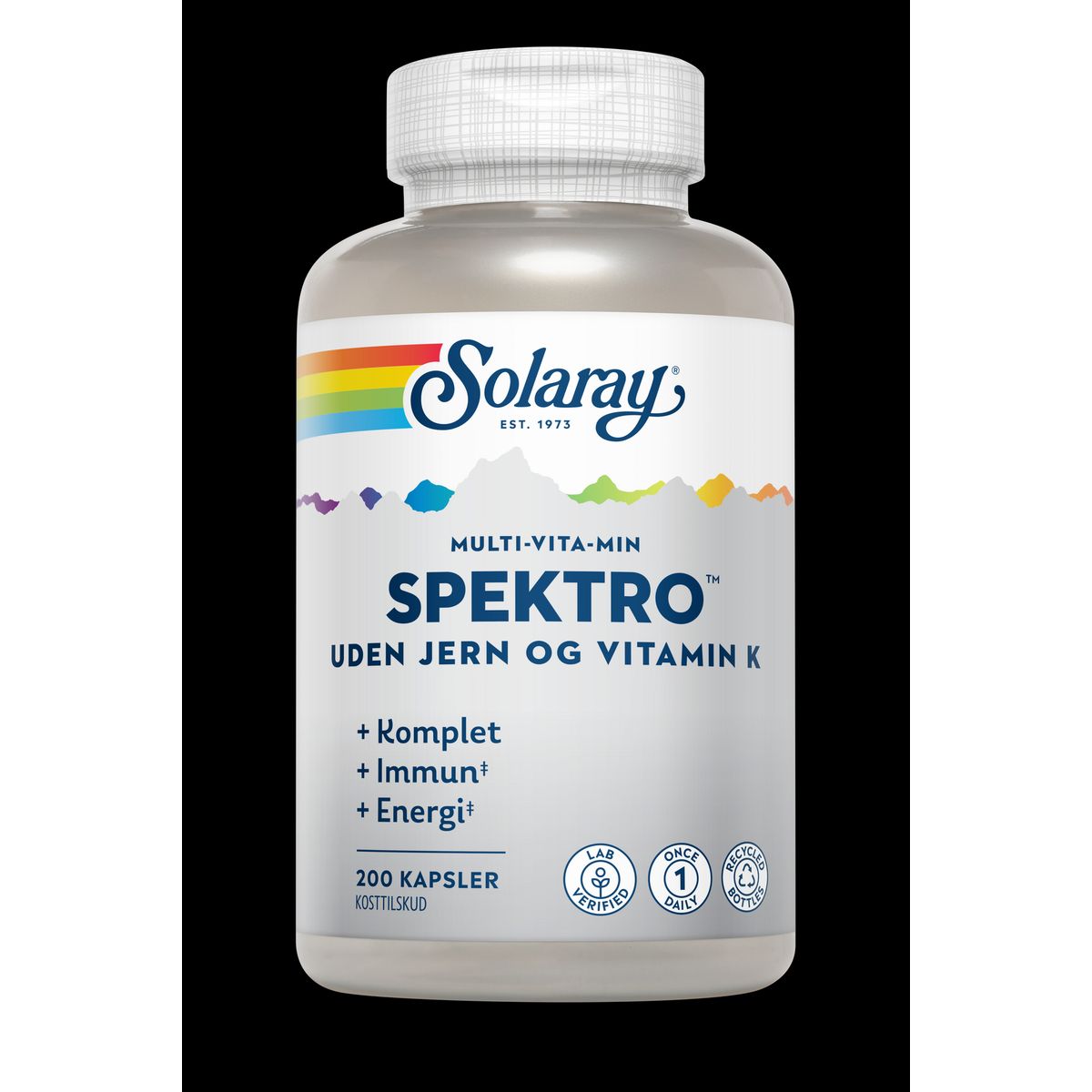 Spektro uden jern og Vitamin K - 200 kapsler.