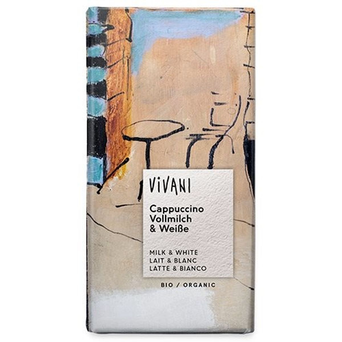 Vivani cappuchino chokolade Øko. - 100 gram