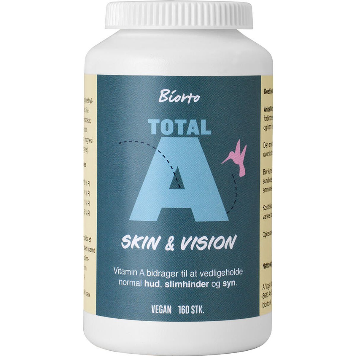 Biorto Total A Skin & Vision - 160 kapsler