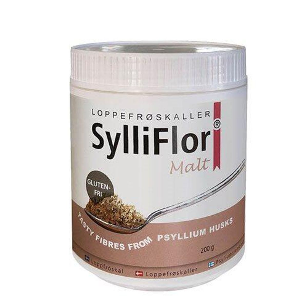 SylliFlor Malt loppefrøskaller 200 gram