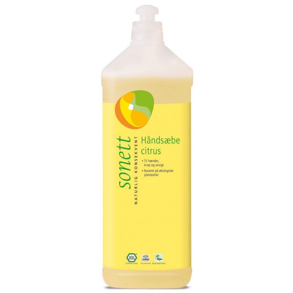 Sonett Håndsæbe citrus - 1 ltr.