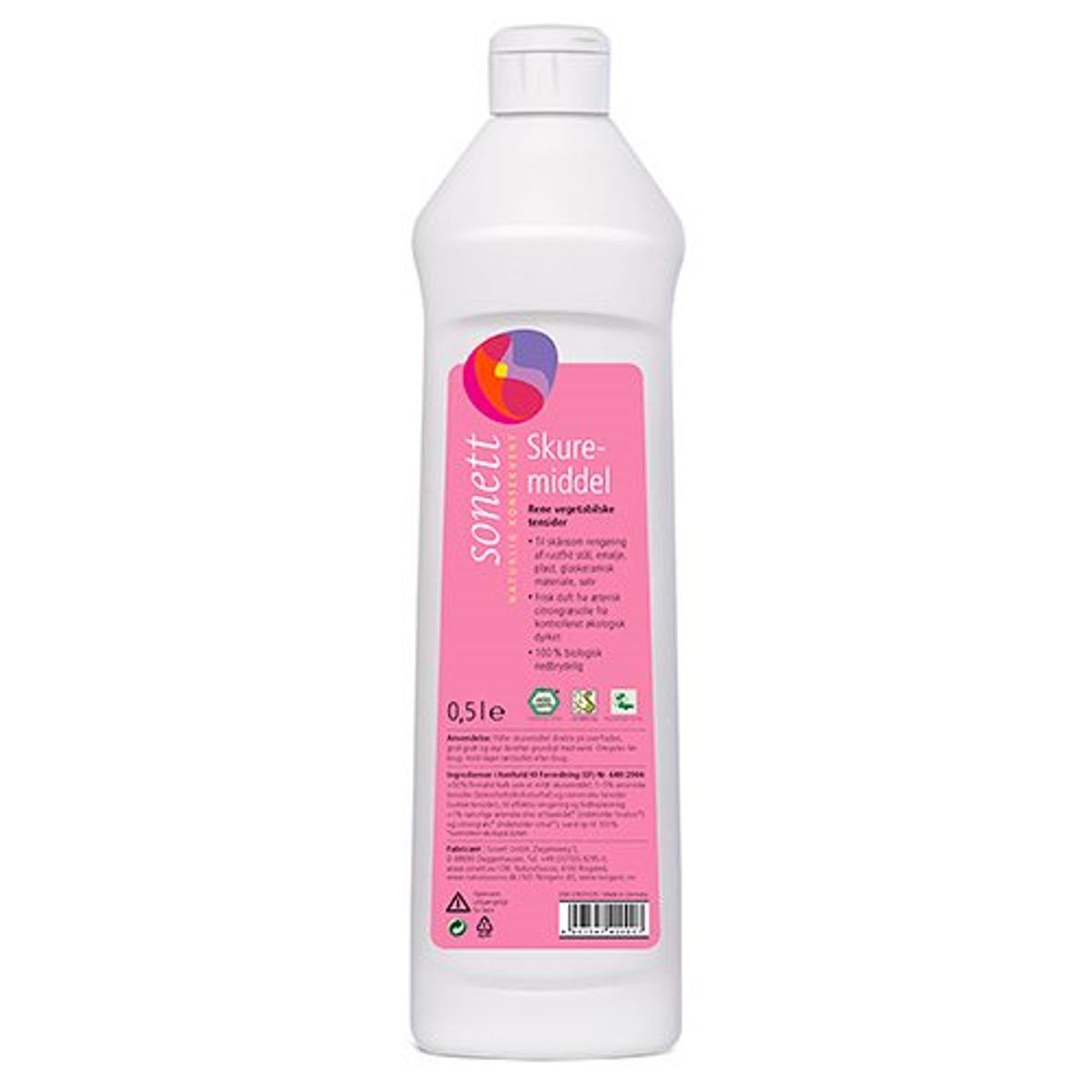 Sonett Skurecreme - 500 ml.