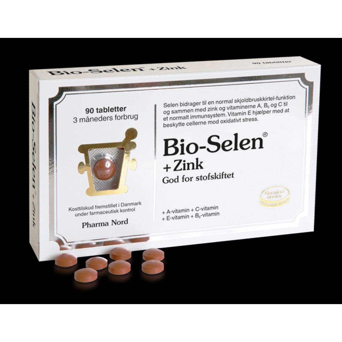 Bio Selen + Zink - 90 tabletter