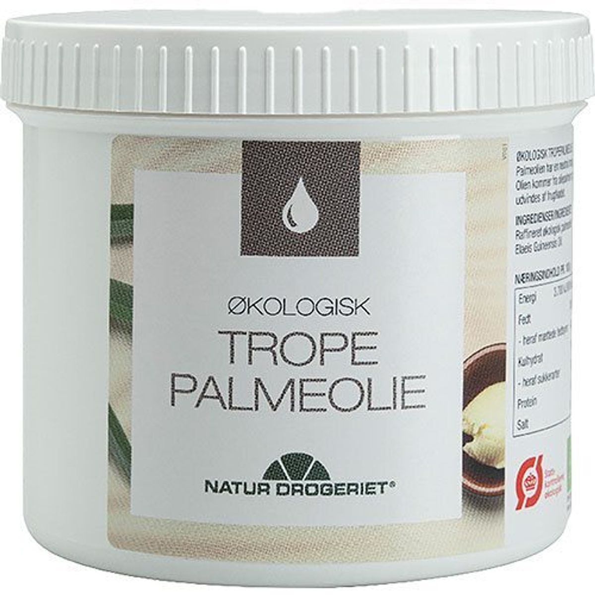 Palmeolie Økologisk - 350 ml.