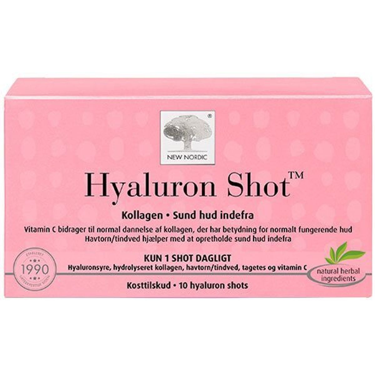 Skin care hyaluron shot - 8 drikkeampuller