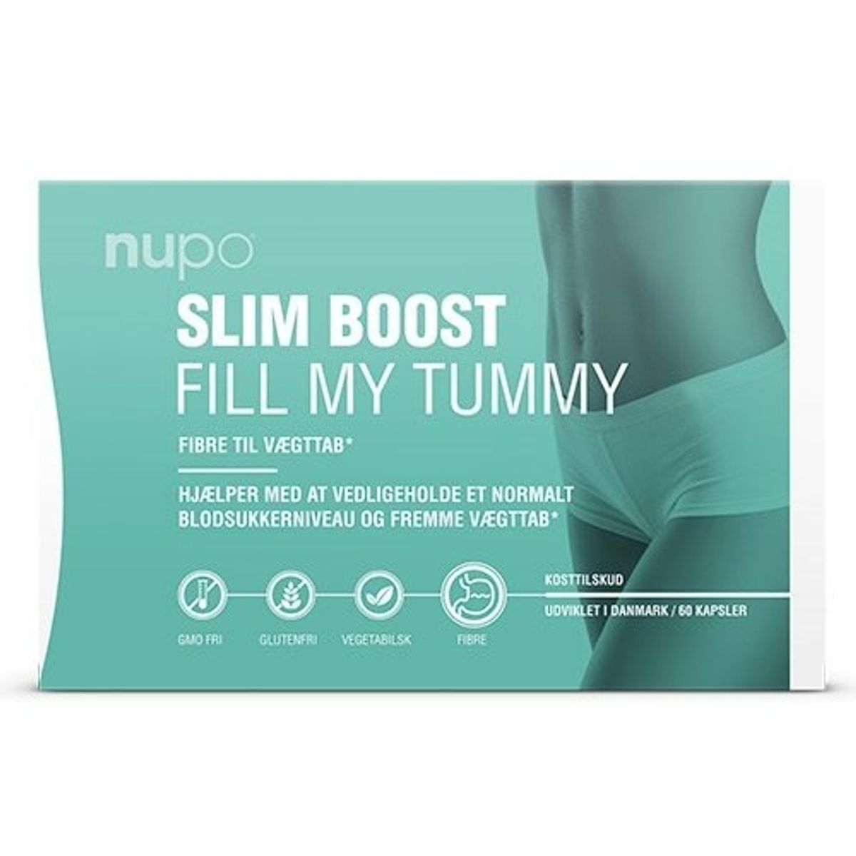 Nupo Slim Boost Fill My Tummy - 60 kapsler