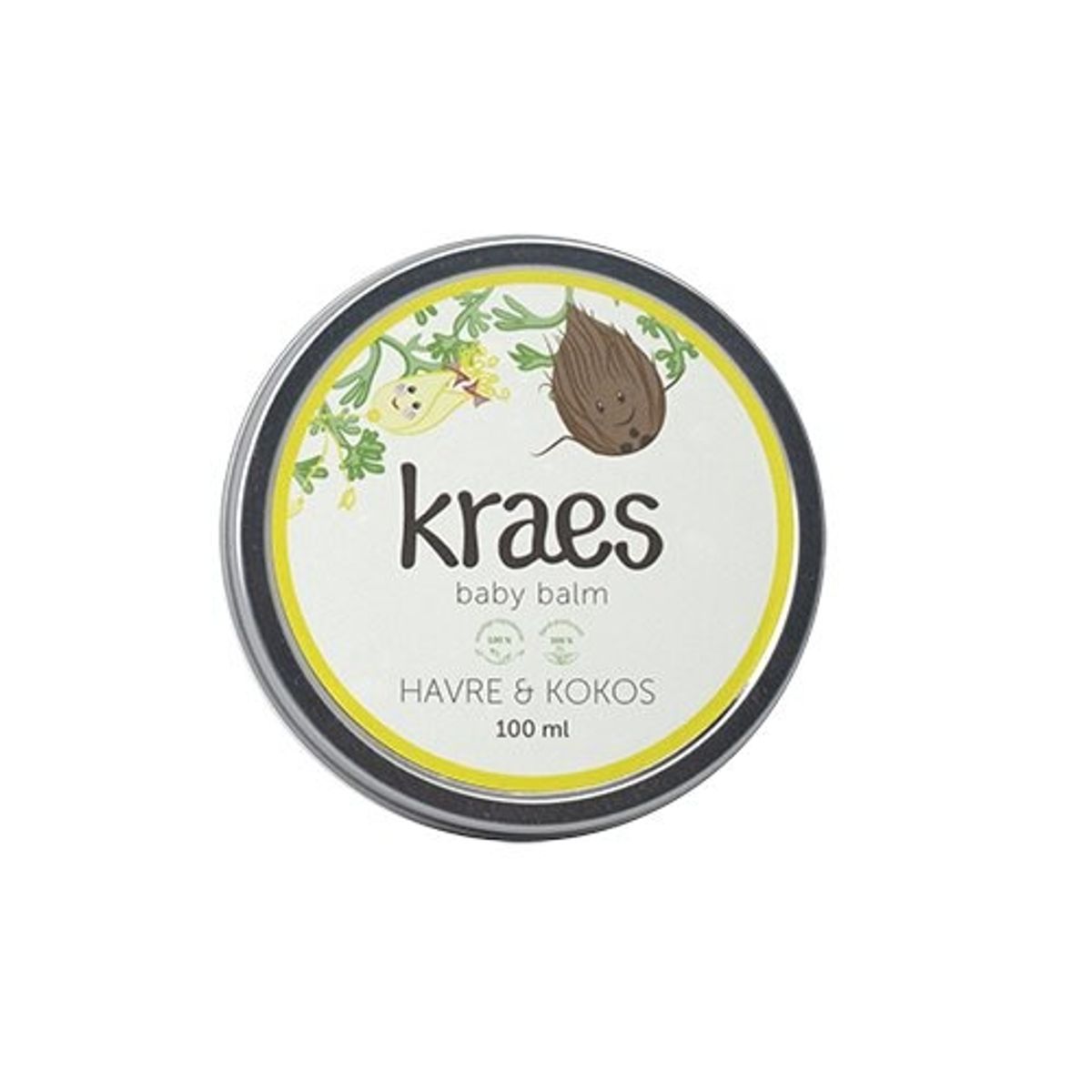 KRAES baby balm havre & kokos - 100 ml.